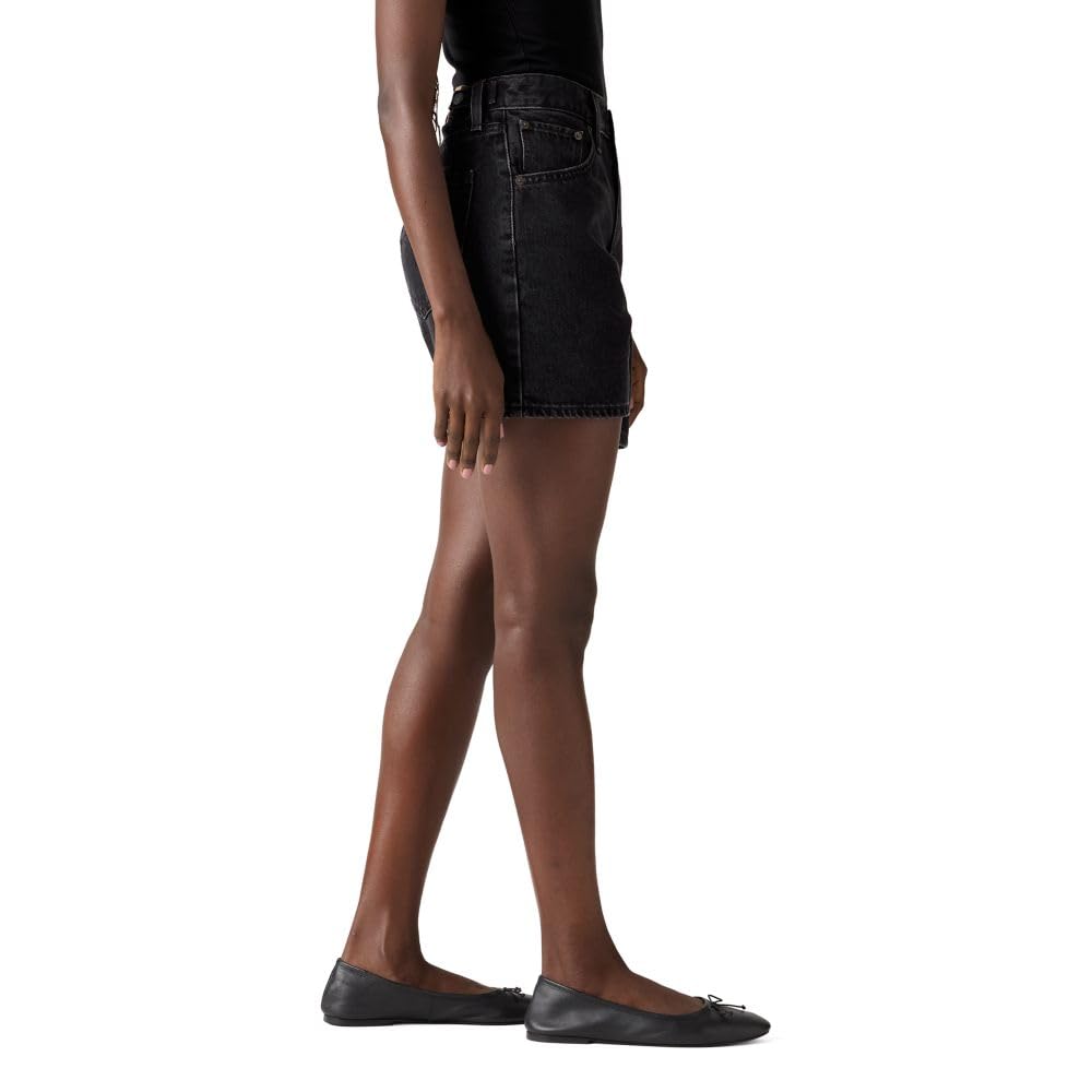 Levi's Women's Cinch Mid-Thigh Short, Open Mind (Non Stretch), 25