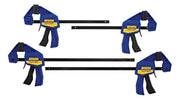 Irwin Quick-Grip One-Handed Mini Bar Clamp, 4 Pack, 1964748