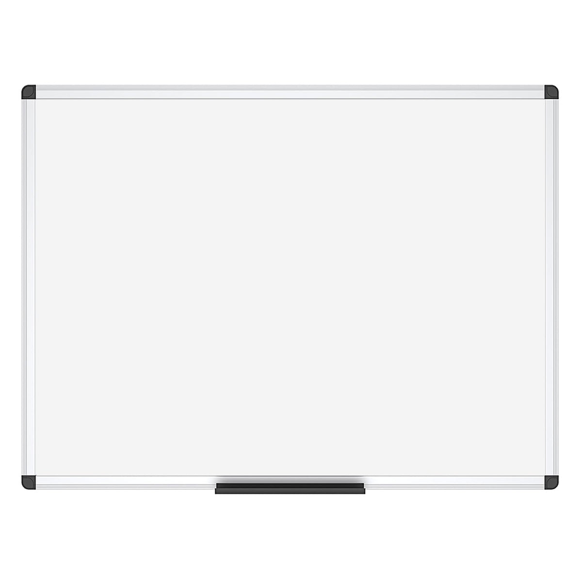 VIZ-PRO Magnetic Dry Erase Whiteboard, 24" x 18", Aluminum Frame