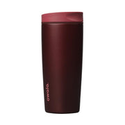 Owala SmoothSip Slider Insulated Coffee Tumbler, 20 oz, Black Cherry