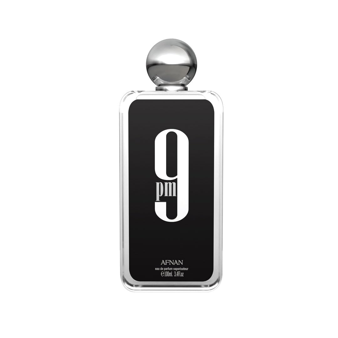Afnan 9 Pm for Men Eau de Parfum Spray, 3.4 Ounce