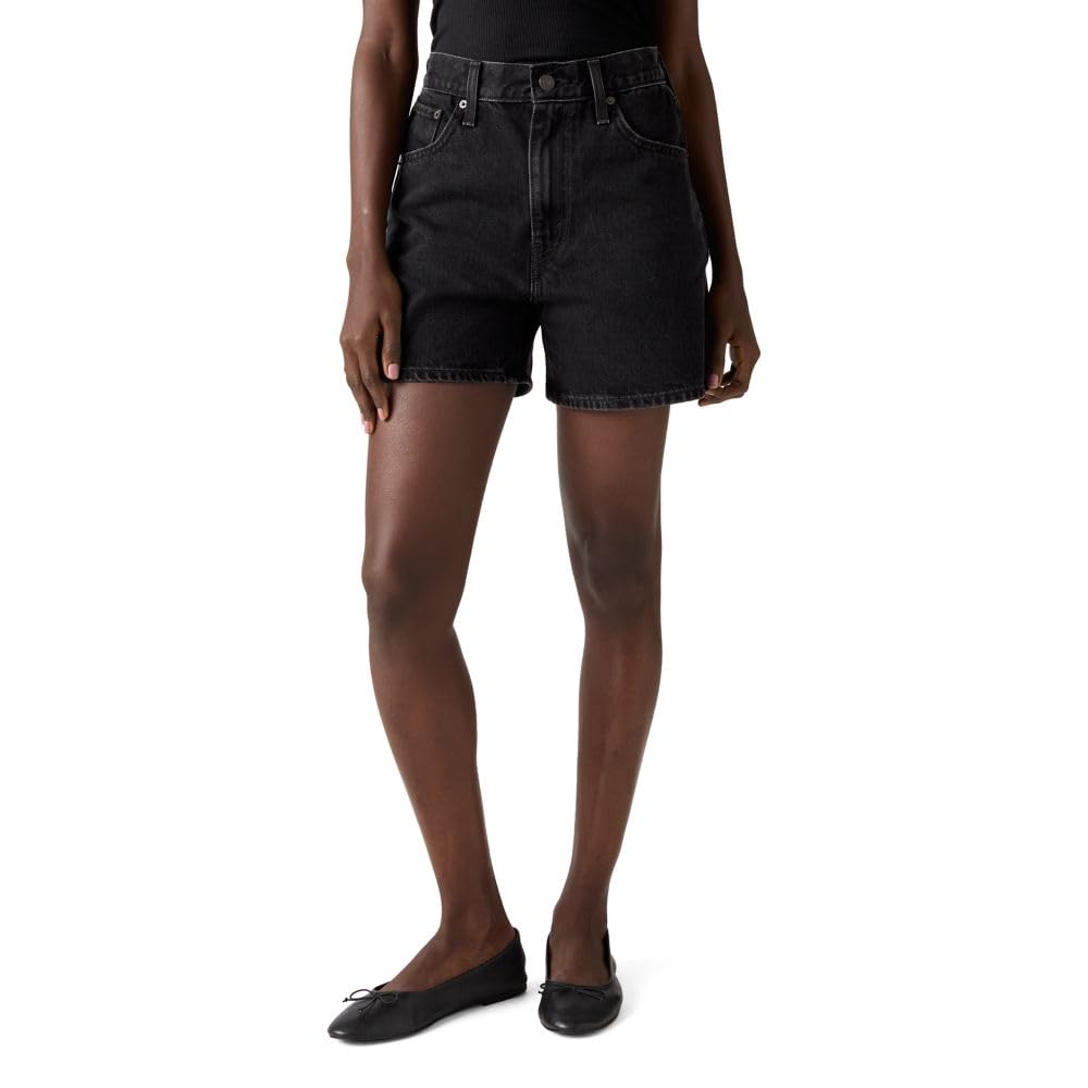 Levi's Women's Cinch Mid-Thigh Short, Open Mind (Non Stretch), 28