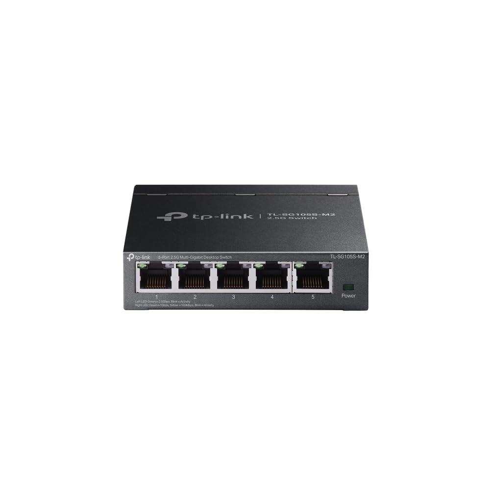 TP-Link TL-SG105S-M2 5-Port 2.5G Unmanaged Network Switch