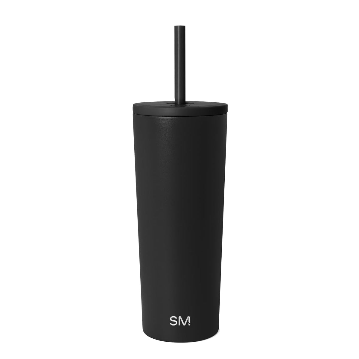 Simple Modern Iced Coffee Tumbler, Insulated, 24oz, Black