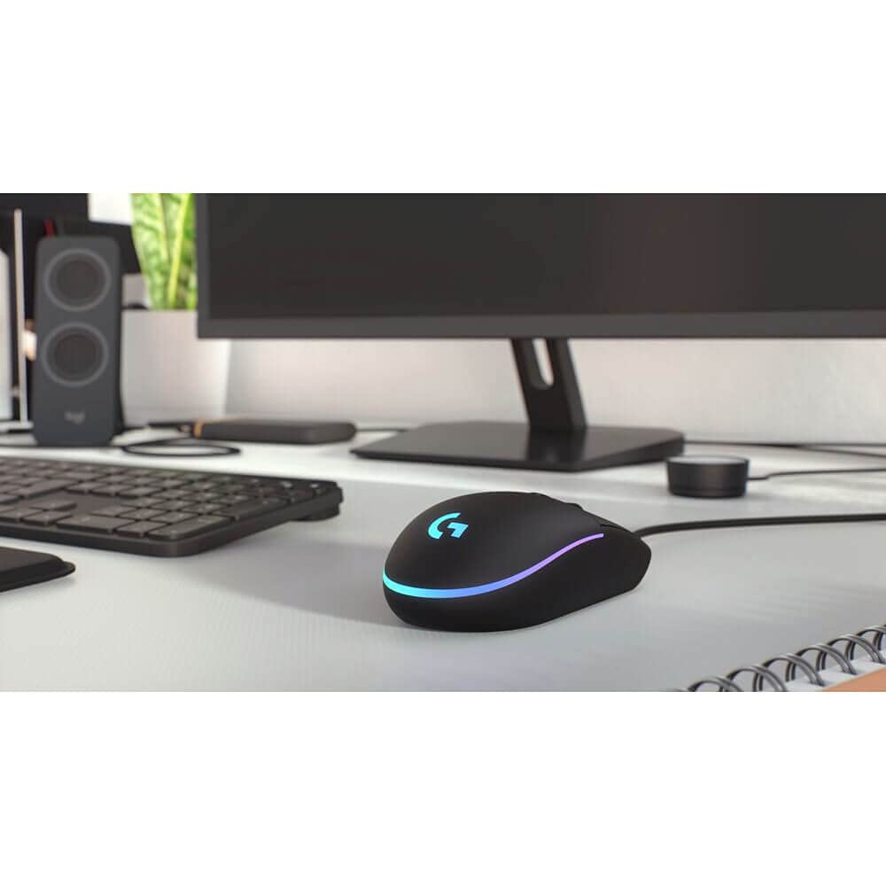 Logitech G203 Wired Gaming Mouse, Black