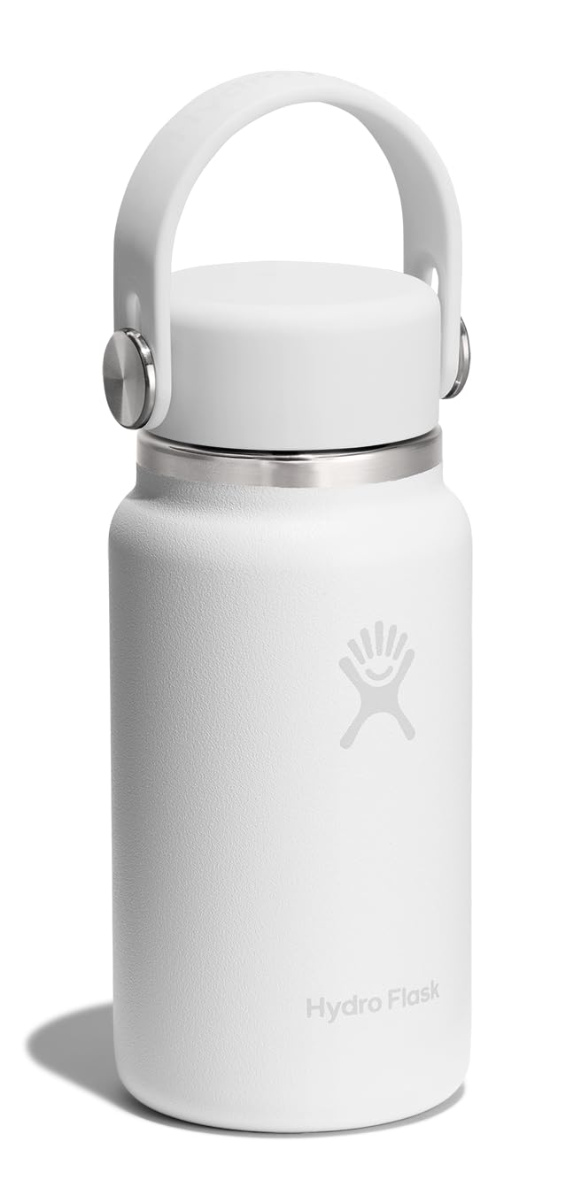 Hydro Flask Micro Bottle, 6.7oz, Tonal White