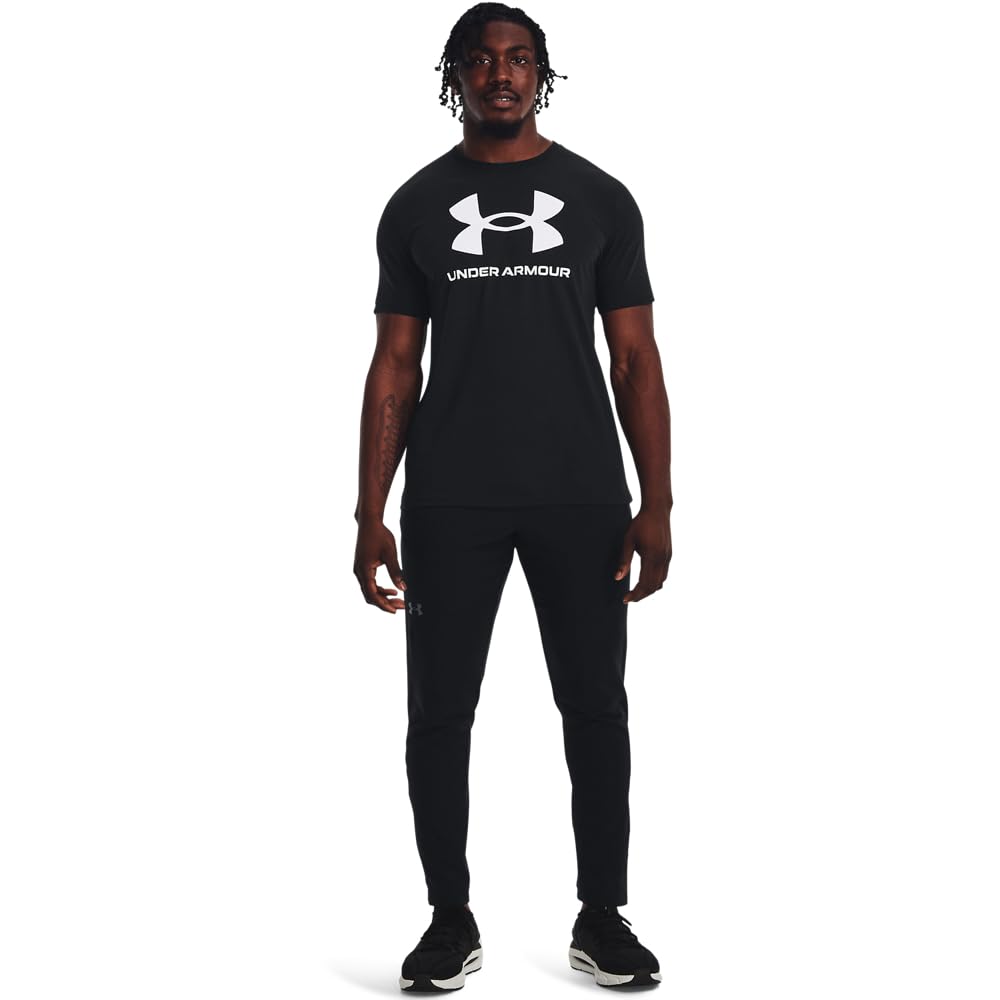 Under Armour Men's Sportstyle Logo T-Shirt, Black/White, 3X-Large