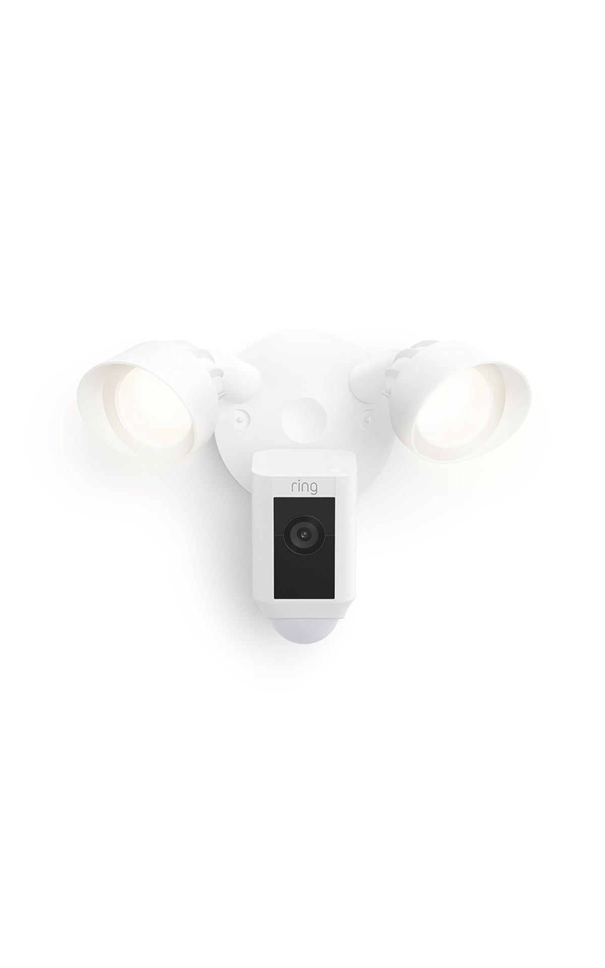 Ring Floodlight Cam Wired Plus, 1080p HD, White