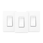 Kasa Smart Dimmer Switch by TP-Link, HS220P3, 3-Pack, White