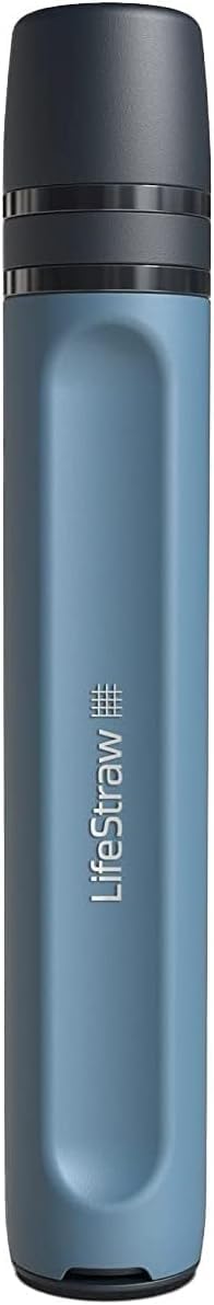 LifeStraw Peak Series Personal Water Filter Straw, Mountain Blue
