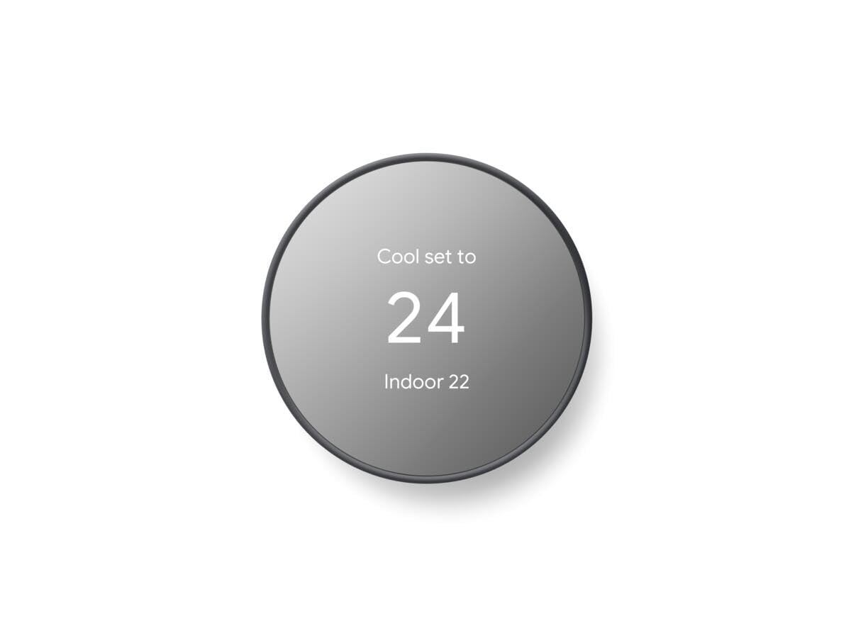 Google Nest Thermostat, Charcoal