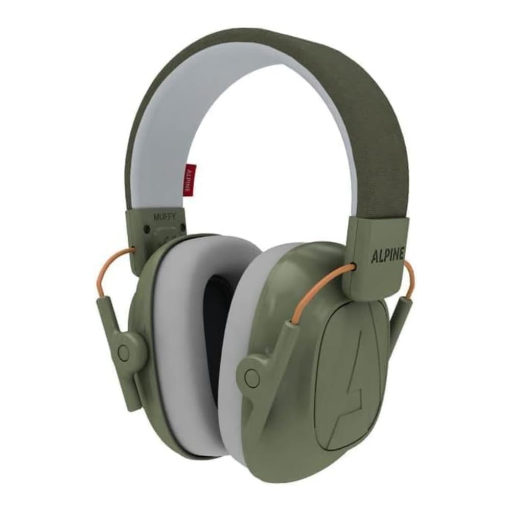 Alpine Muffy Noise Cancelling Headphones for Kids, Green