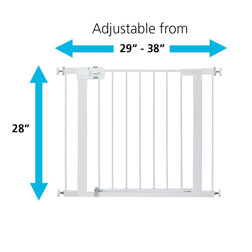 Safety 1st Easy Install Walk-Through Gate, Black