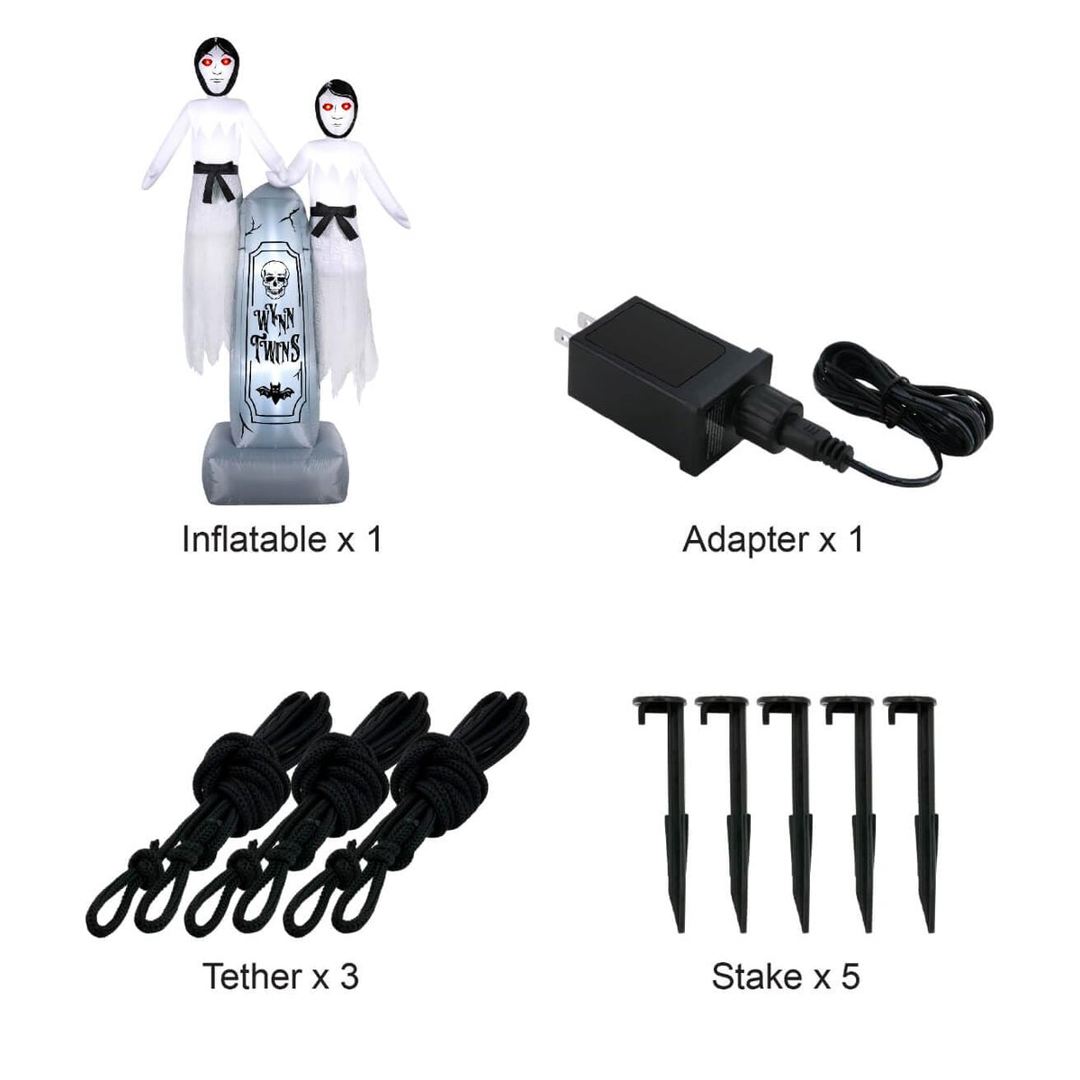 Occasions 8 Foot Inflatable Floating Wynn Twins