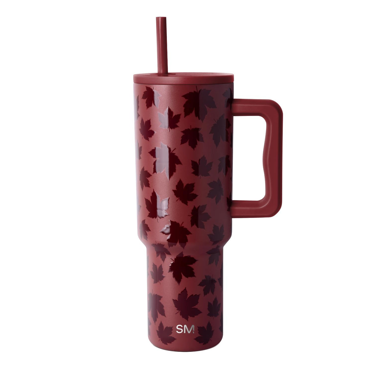 Simple Modern Halloween Tumbler with Handle, 40 oz, Leaves