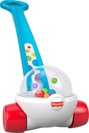 Fisher-Price Corn Popper Push-Along Toy, Blue