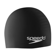 Speedo Unisex Adult Silicone Swim Cap, Black, One Size