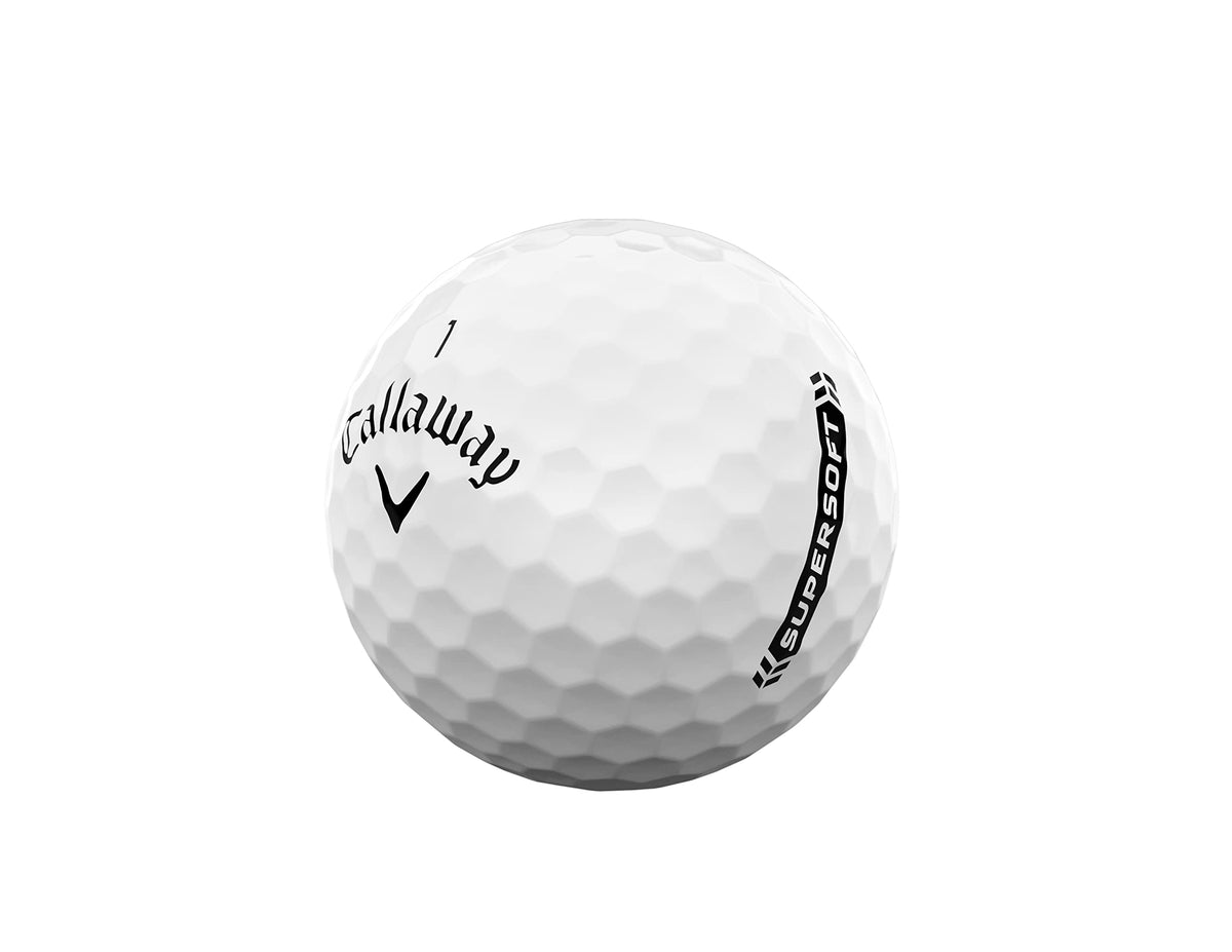 Callaway Supersoft Golf Balls, 2023, White