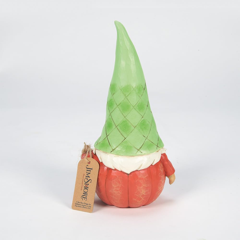Enesco Jim Shore Heartwood Creek Pumpkin Gnome Figurine, 6.97 Inch