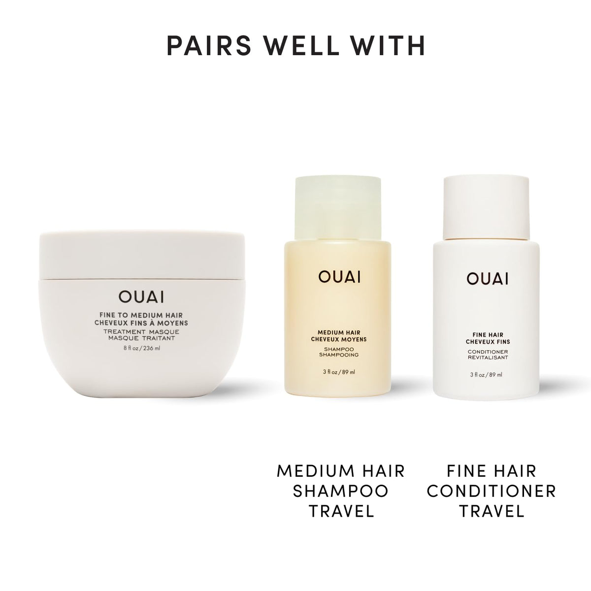 OUAI Fine to Medium Hair Treatment Mask, 8 oz