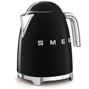 Smeg 50's Retro Style Kettle, 1.7L, Black, KLF03BLUS