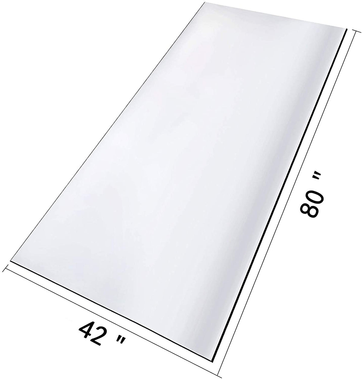 VEVOR Clear PVC Table Protector, 80 x 42 Inch, 2 mm
