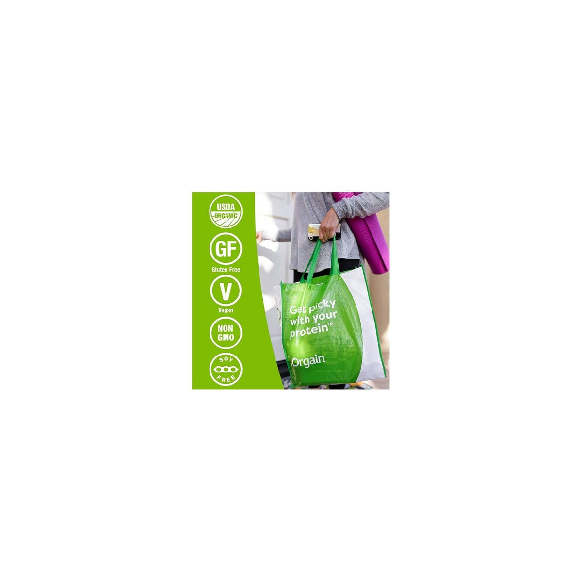 Orgain Organic Plant Based Protein Powder, Vanilla Bean, 920 g