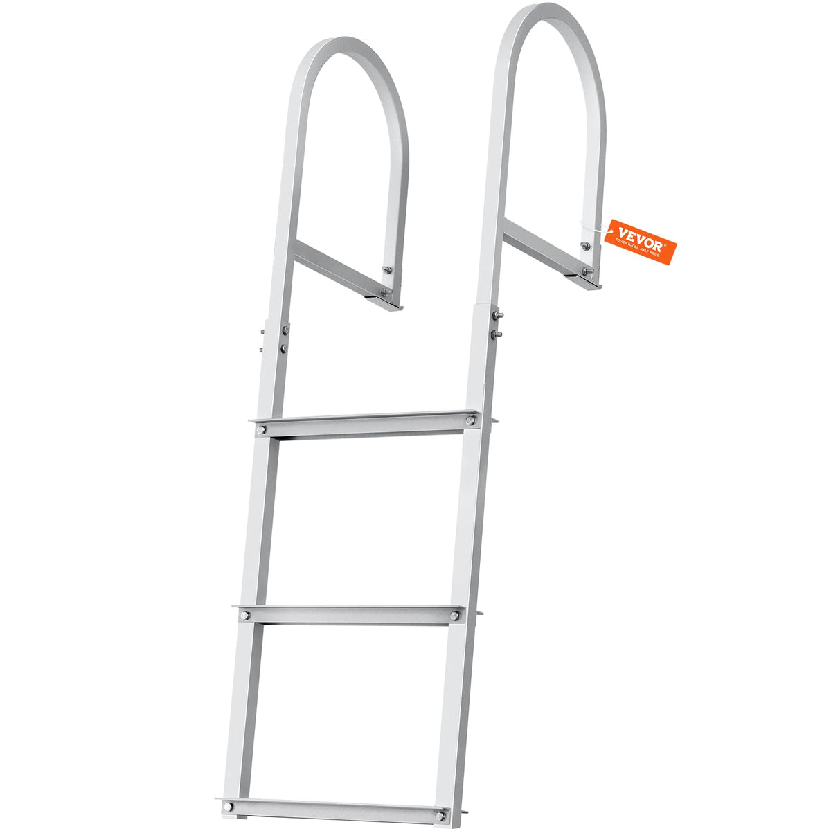 VEVOR Removable Aluminum Dock Ladder, 3 Steps, 500 lbs