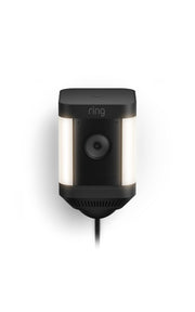 Ring Spotlight Cam Plus, Plug-in, Black