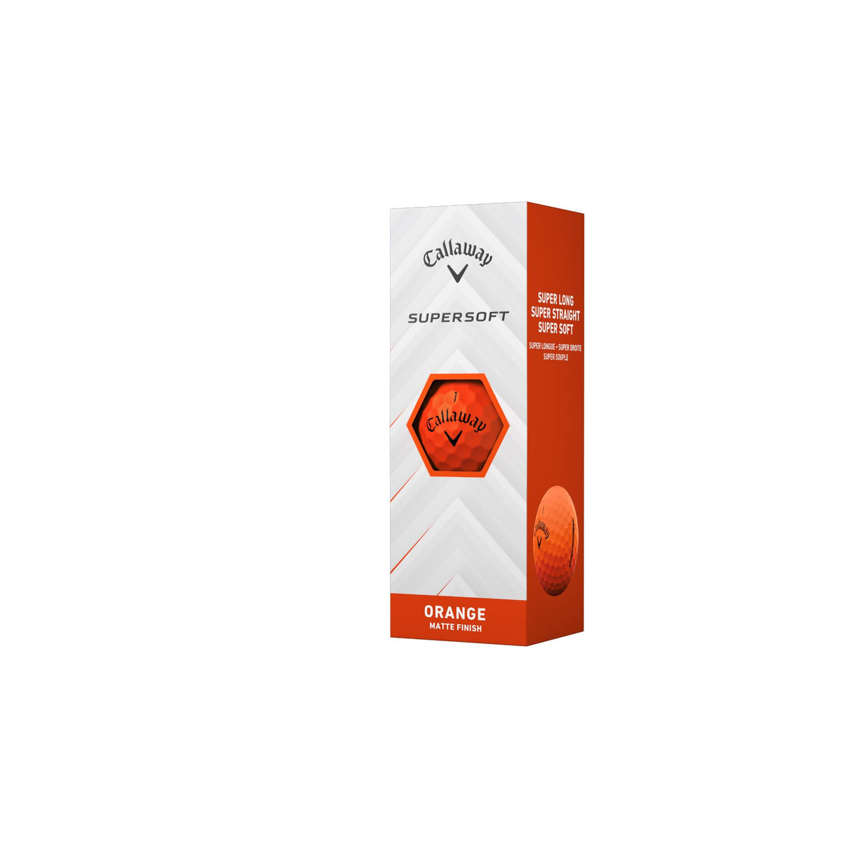 Callaway Supersoft Golf Balls, 2025, Orange