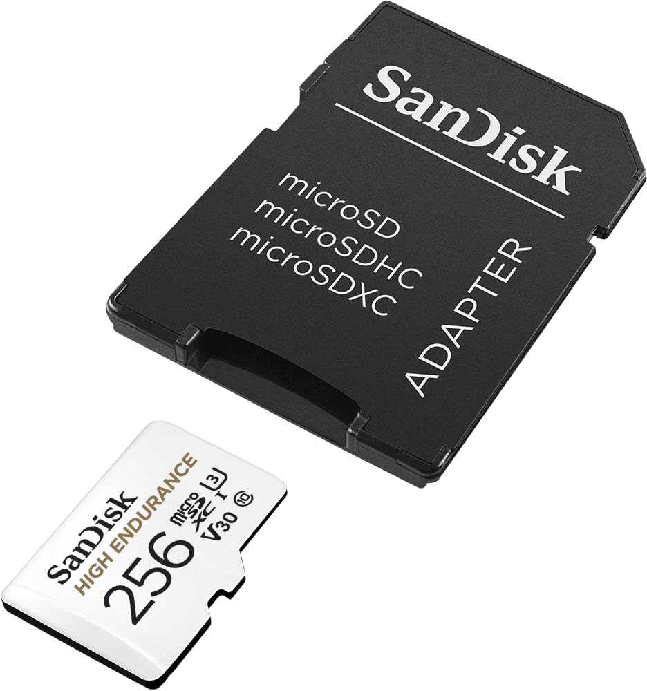 SanDisk High Endurance microSDXC Card, 256GB, SDSQQNR-256G-GN6IA