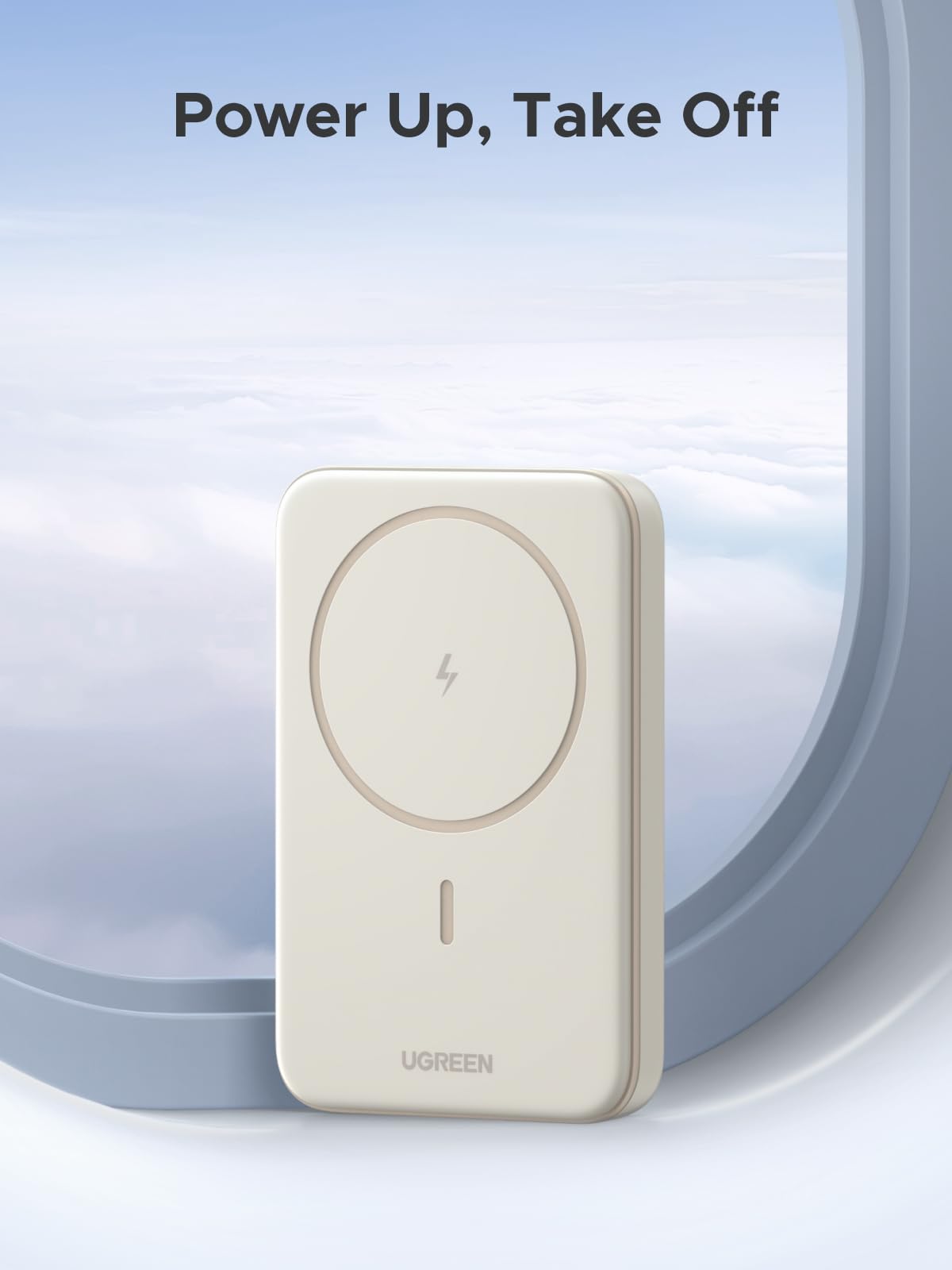 UGREEN 10000mAh PD 20W Magnetic Portable Charger, White