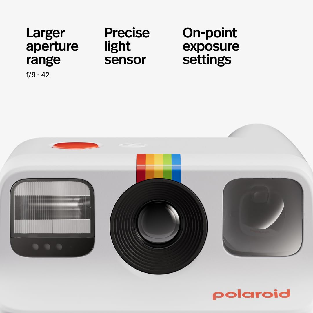 Polaroid Go Generation 2 Mini Instant Camera Bundle, White, 6282