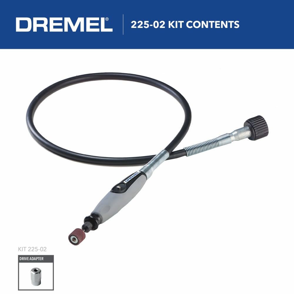 Dremel Flex Shaft Rotary Tool Attachment 225-02, Grey, 36" Cable