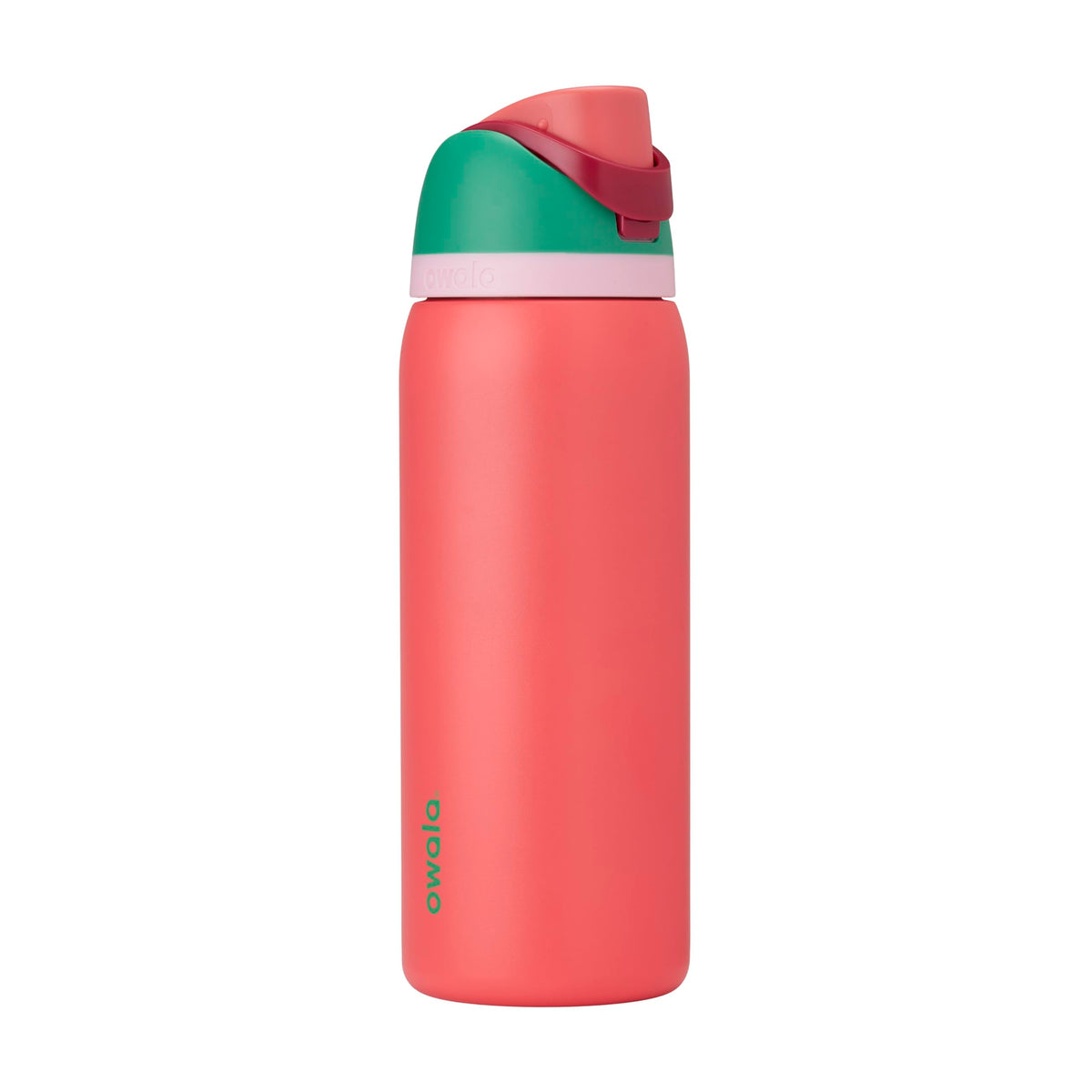 Owala FreeSip Stainless Steel Water Bottle, 32 oz, Strawberry Field
