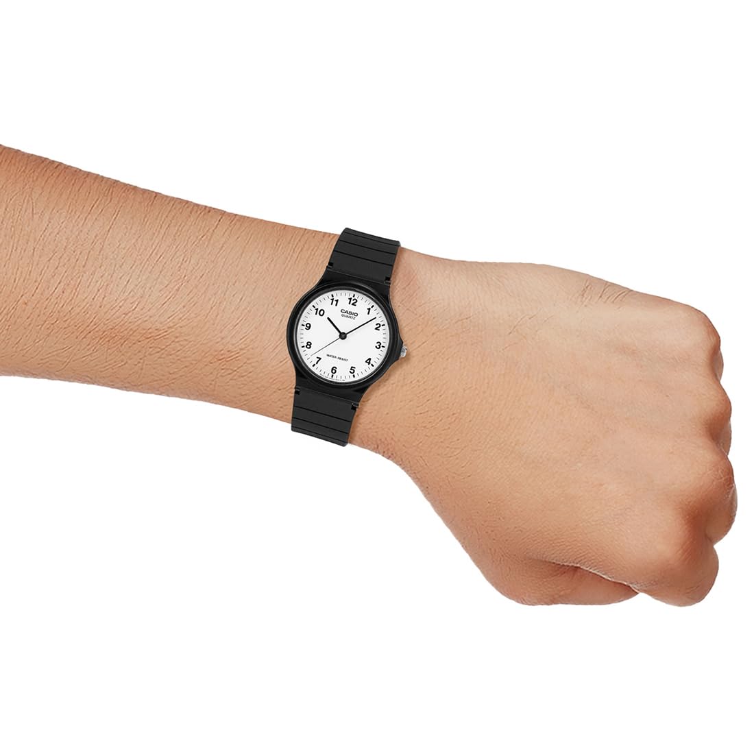 Casio Men's Quartz Resin Casual Watch, Black, MQ24-7B