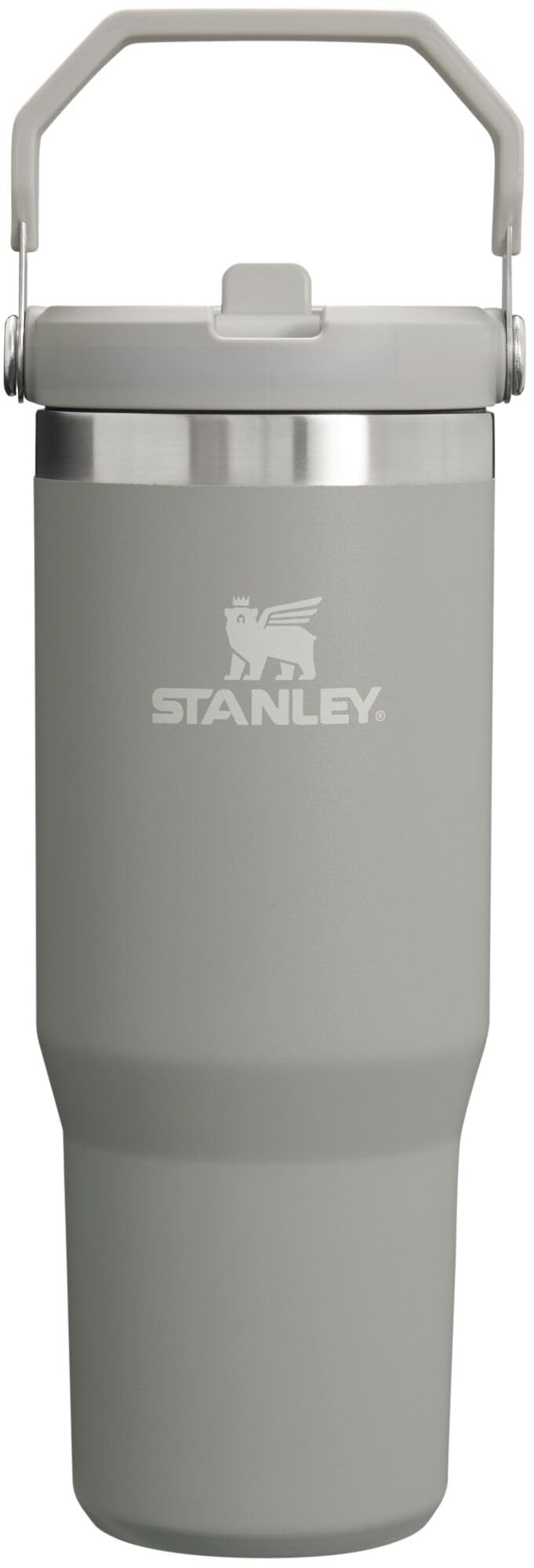 Stanley IceFlow Flip Straw Tumbler with Handle, 30 oz, Ash