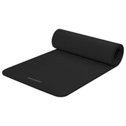 Retrospec Solana Yoga Mat, 1 1/2 Inch Thick, Black