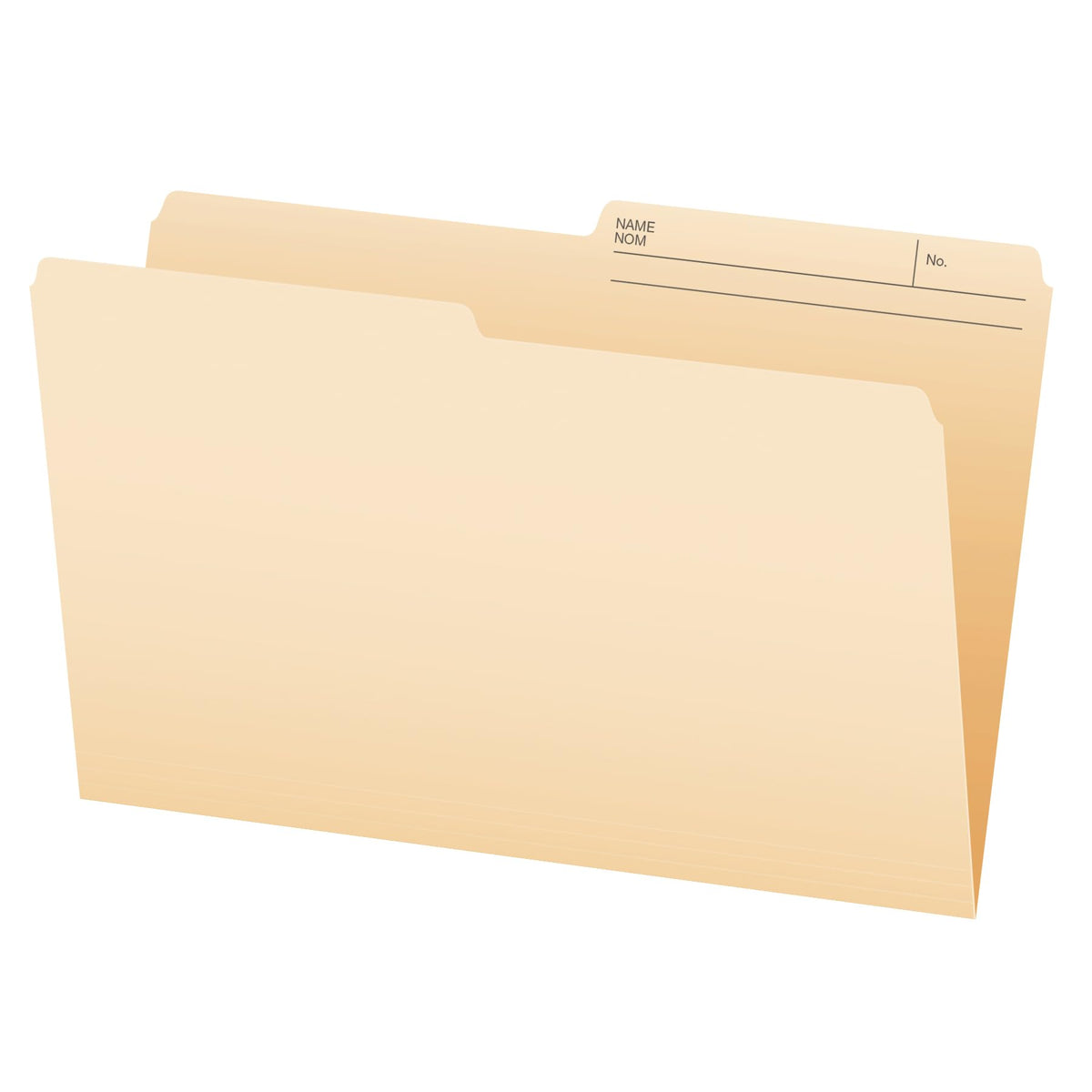 Pendaflex File Folders, 1/2 Cut Tab, Legal Size, Manila, 100 Count
