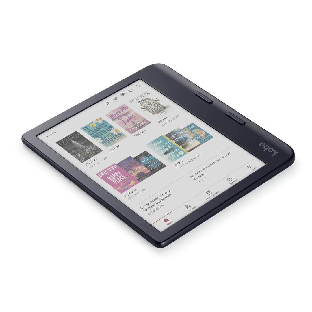 Kobo Libra Colour eReader, 7", Black