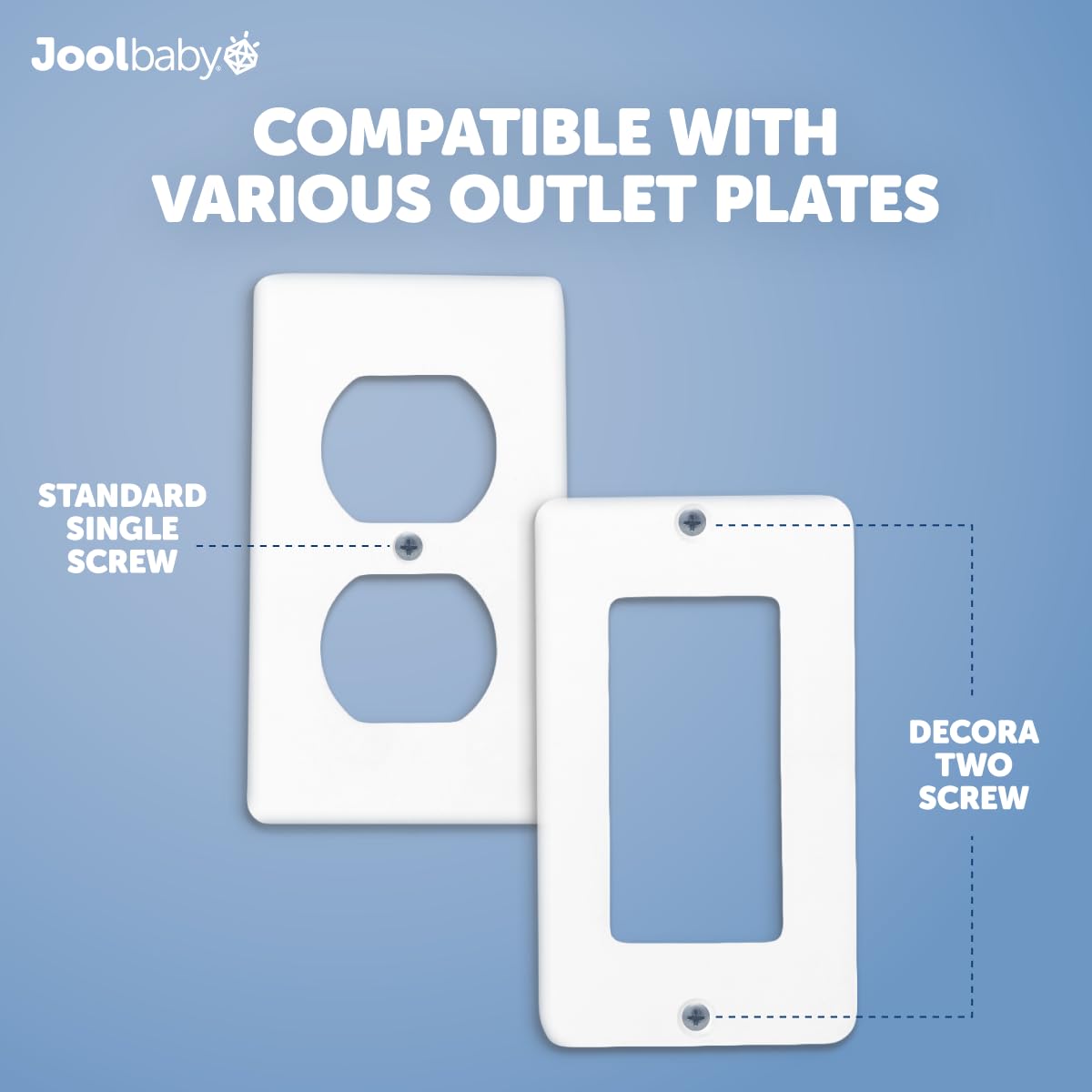Jool Baby Outlet Cover Box for Child Safety, 2 Pack