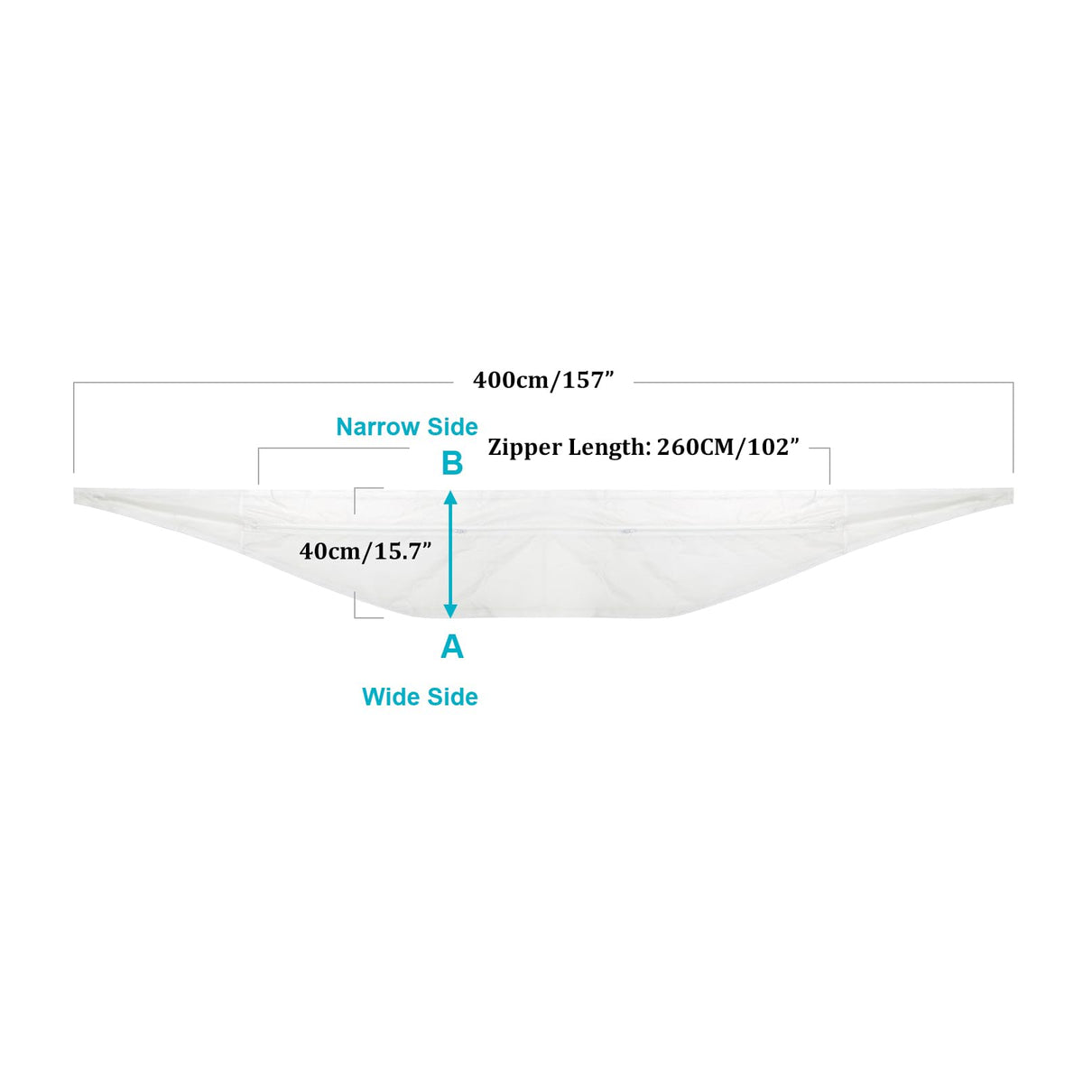 HOOMEE Universal Window Seal for Portable AC & Dryer, 400 cm