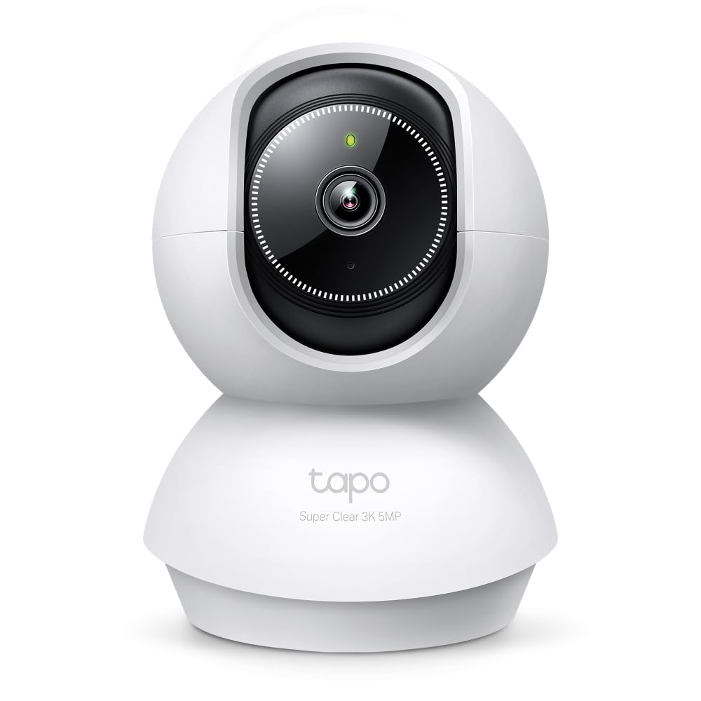TP-Link Tapo C230 3K Pan/Tilt Wi-Fi Camera, White