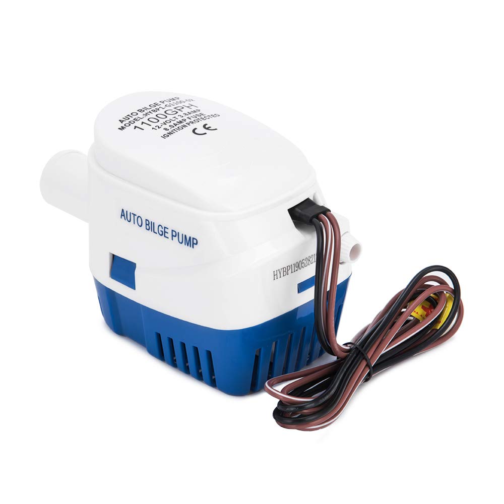Dontmiss 1100 GPH 12V Automatic Submersible Bilge Pump