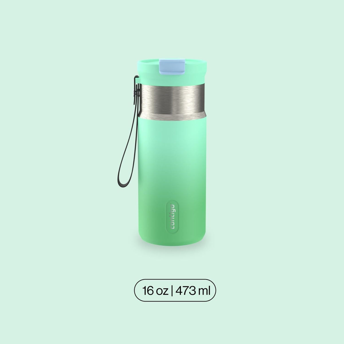 Contigo DualSip Compact Water Bottle, 16oz