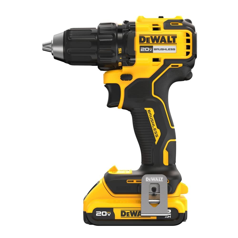 DEWALT 20V MAX Brushless 1/2" Compact Drill Driver Kit (DCD793D1)