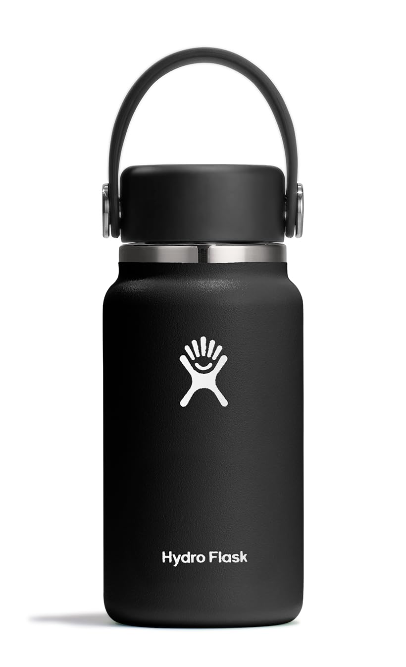 Hydro Flask Micro Bottle, 6.7oz, Black