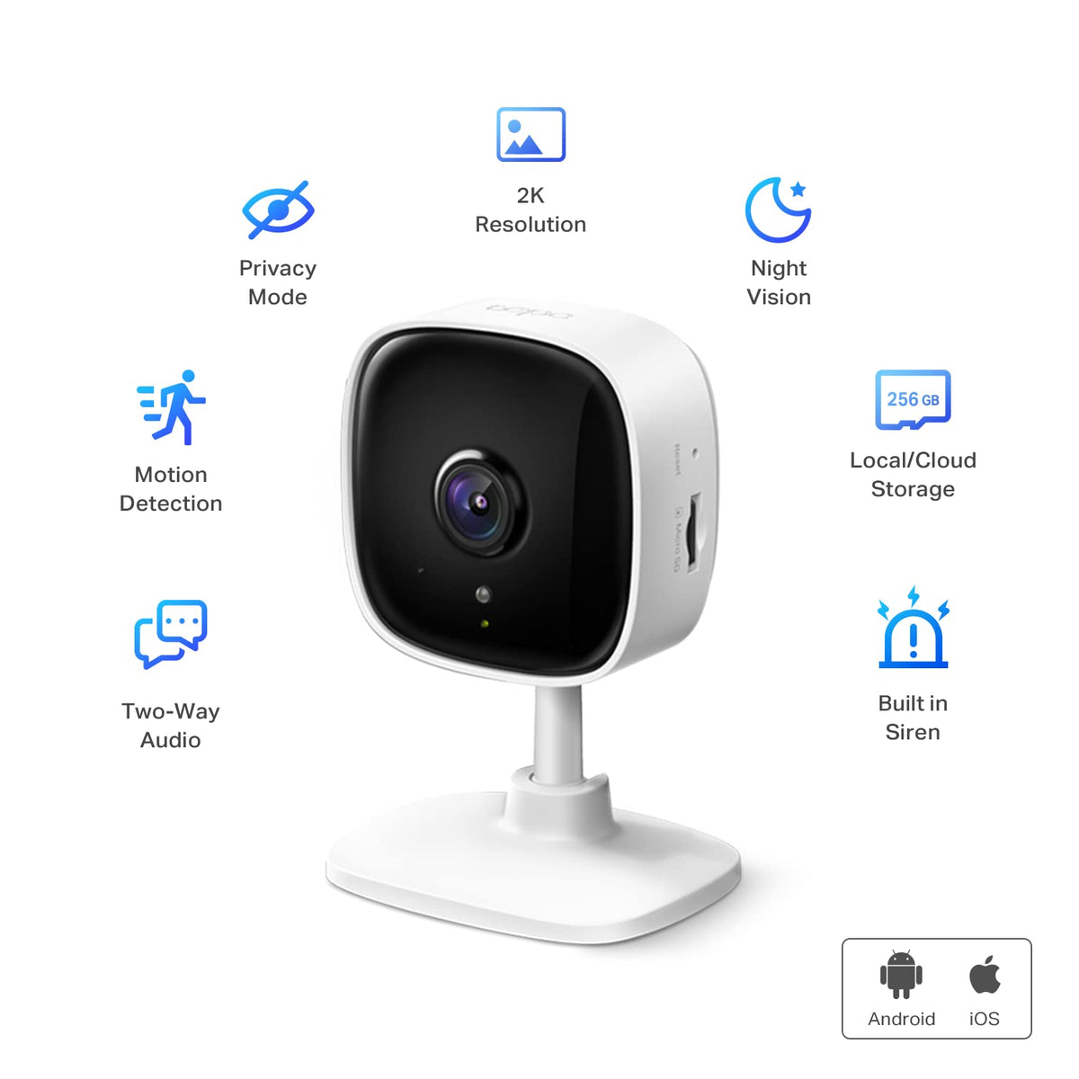 TP-Link Tapo C110 2K Indoor WiFi Security Camera