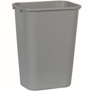 Rubbermaid Commercial Deskside Wastebasket, 10.25 Gallon, Gray
