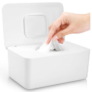 Lijroavy Refillable Baby Wipes Dispenser, White